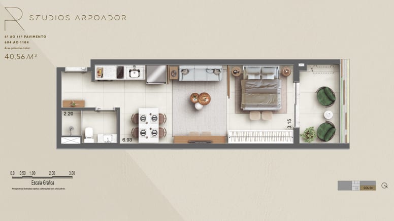 Planta 3 — Ar Ipanema